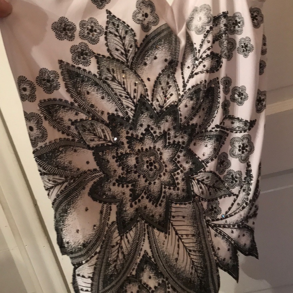 Lipstick Beaded Halter